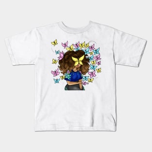 Aliyah Art Butterflies Kids T-Shirt